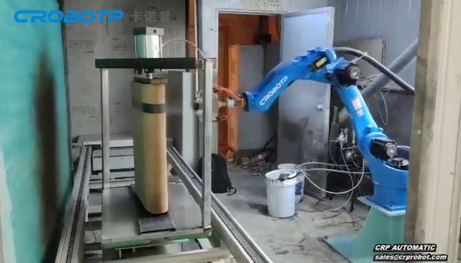 Aplicație de pulverizare a robotului industrial CROBOTP